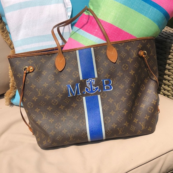 louis vuitton neverfull customized